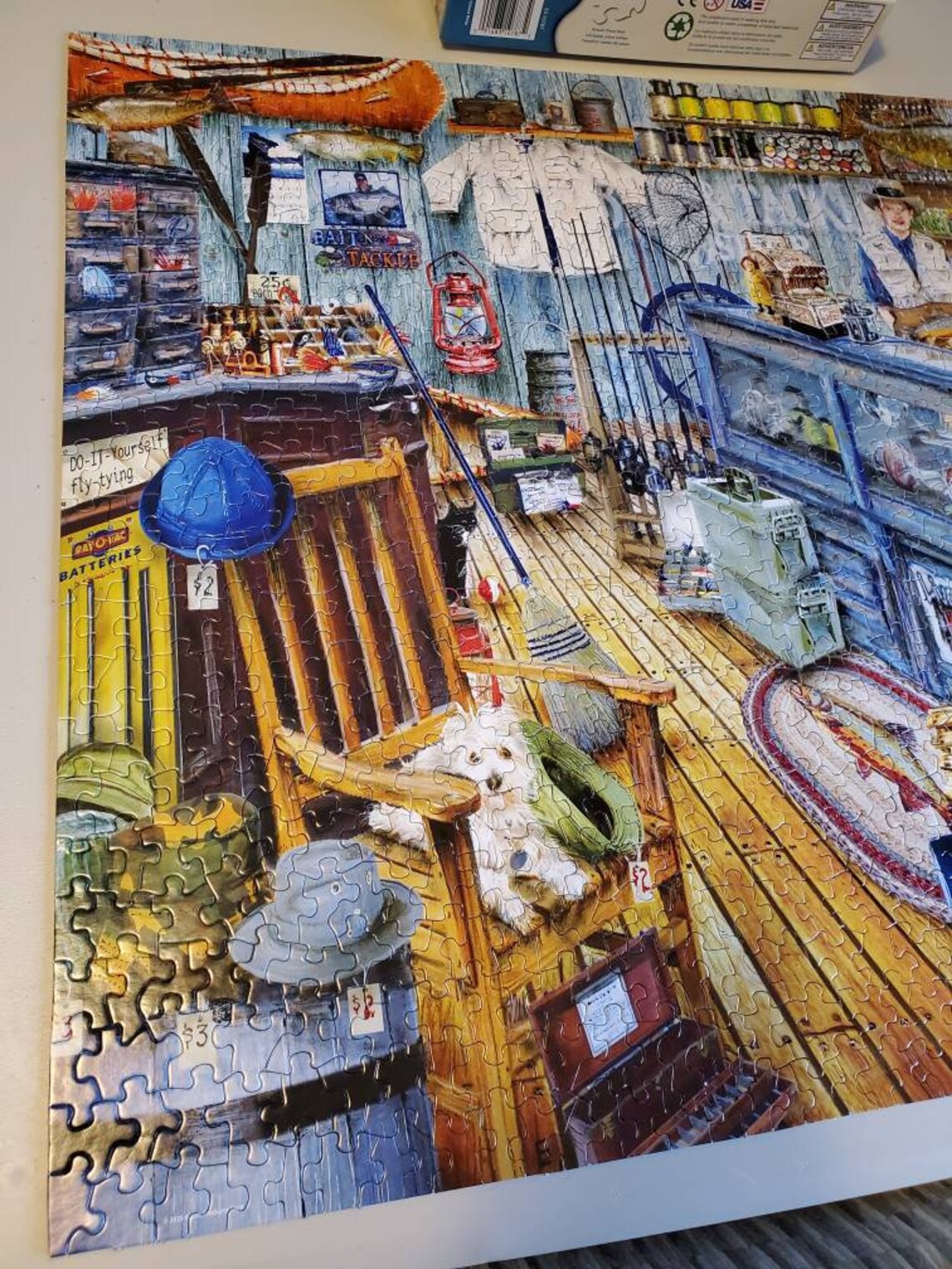 You Might Take The Bait From One Crossword Fishing Puzzle 1000 Jigsaw Pieces The Bait Shop Springbok | Etsy
