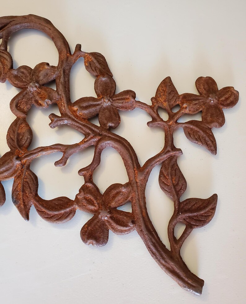 Architectural Panel, Decorative Ornamental Cast Iron, Primitive Rustic