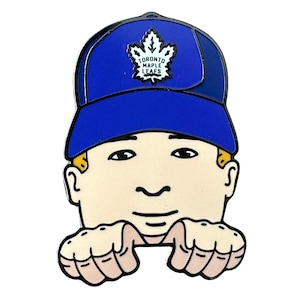 Bobby Hill Toronto Maple Leafs Peeker Hard Enamel Pin | Hockey Sports Team Gift