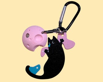 Kattensleutelhanger met korte arm Pink Friction Edition - cadeaus voor klimmers en kattenliefhebbers