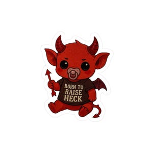 Cute Baby Demon Vinyl Sticker