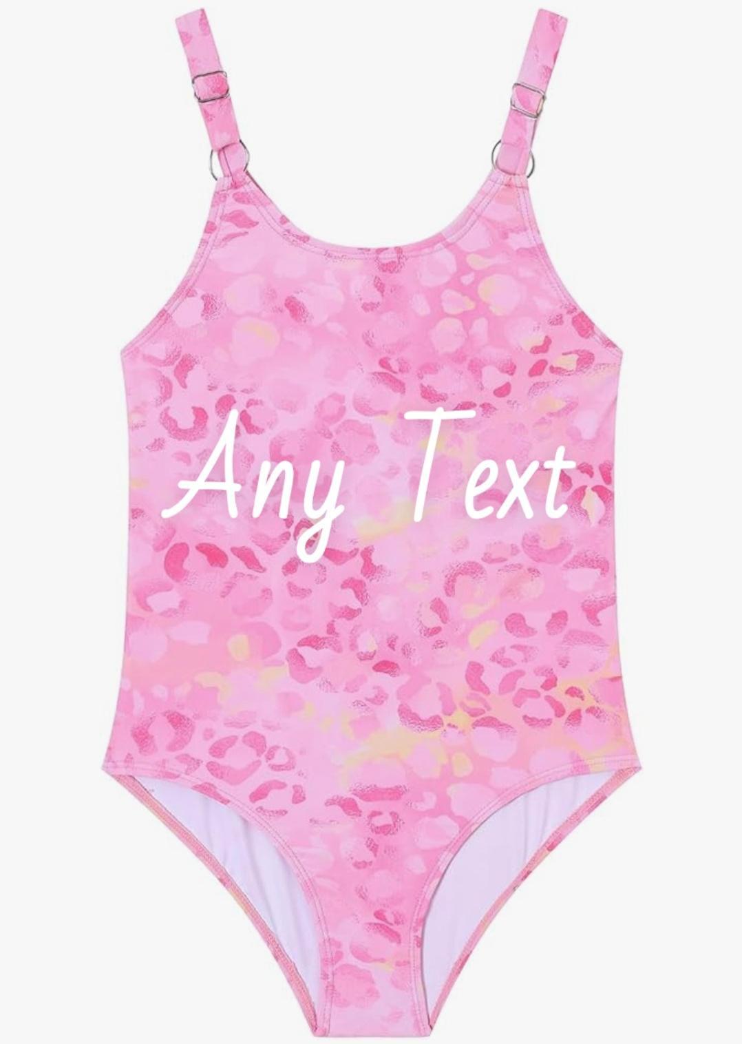 Ewbob Badpak voor meisjes, comfort, eendelige badmode, elastisch, sneldrogend, badpak voor meisjes, blauw, groen, 13-14 Jaar