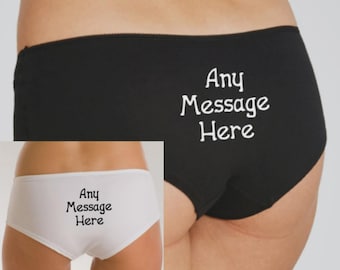 Personalised Underwear – Custom Name, Funny Quote