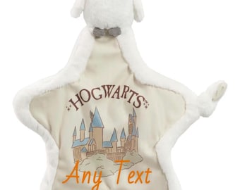 Personalised Harry Potter Comfort Blanket for Newborns - y Comforter with Star Details - Huggable Cuddle Companion for Babies from Birth