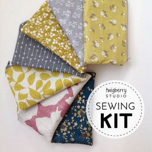 sewing kit zipper bag set