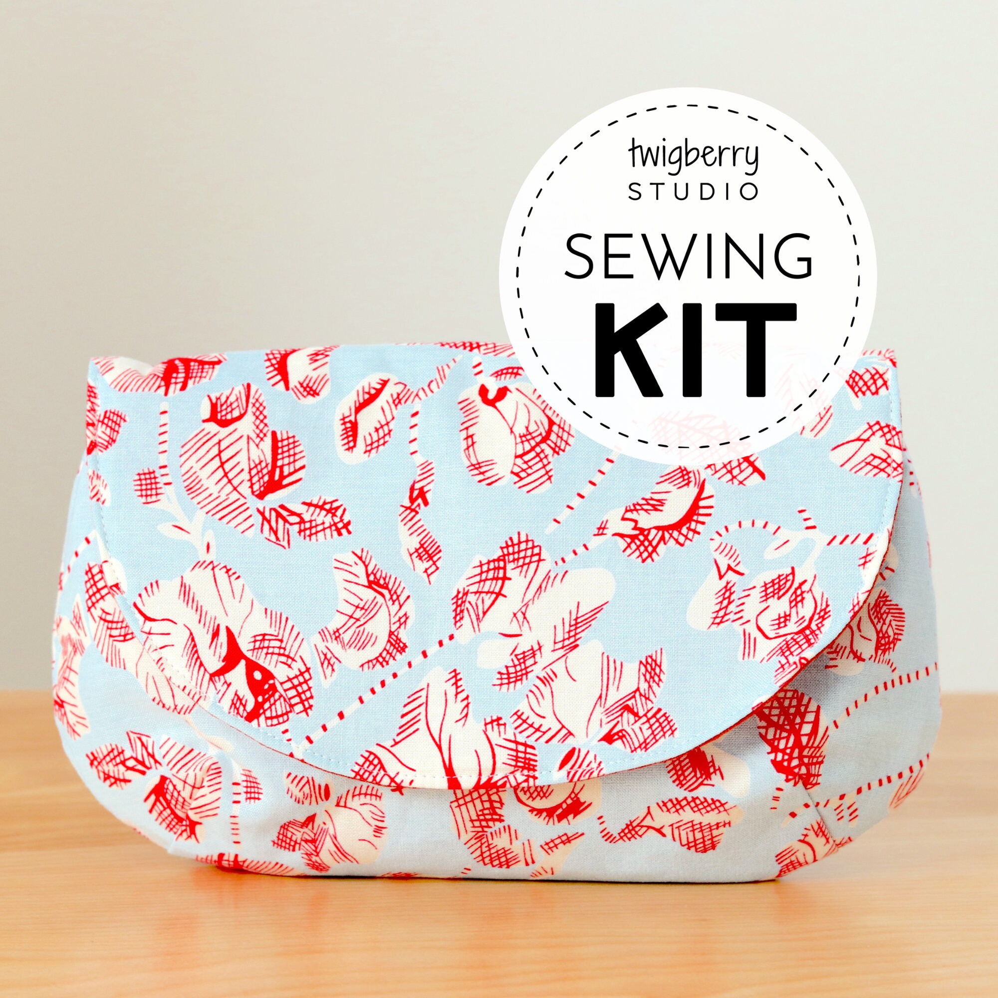 Beginner Purse SEWING KIT, Simple Sewing Kit, Clutch Sewing Kit, Easy ...