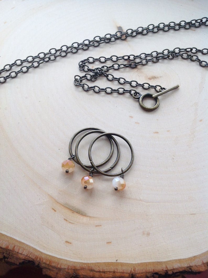 Stitch Marker Necklace Stitch Marker Set Knitting Stitch Etsy