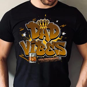 Dad Vibes PNG, Father’s Day Png, Retro Dad Png, Gift For Dad, Cigar Shot Glass Sublimation Design, Father’s Day Png Design, For Men