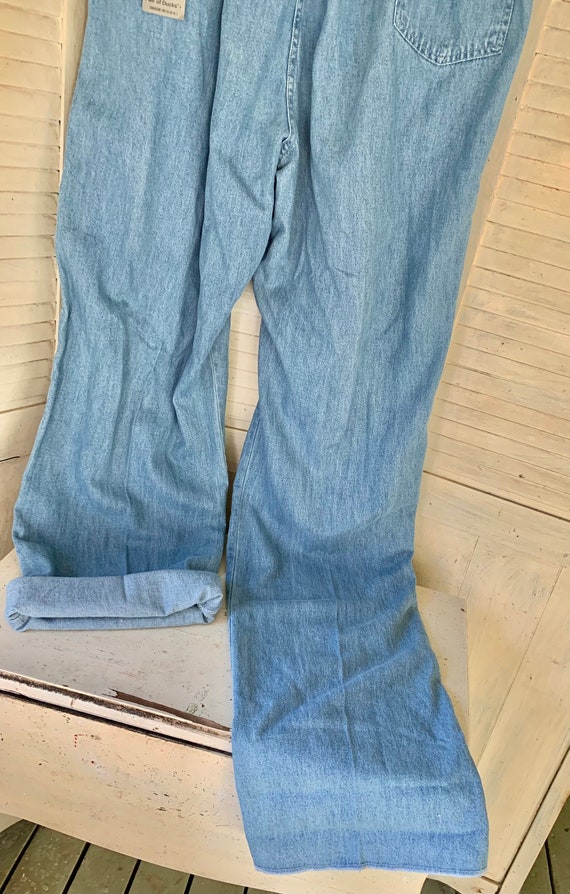 Extra Long Denim Jeans, Size 48T  Chambray Color … - image 5