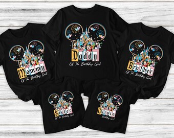 Custom Family Trip Shirt, Family Vacation Shirt, Personalized Family Matching Shirt, Vintage Retro t Shirt, Gifts For Her, mouse and friends