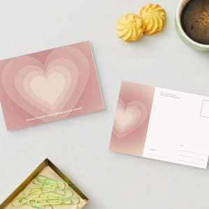 Impressões digitais, Imprimível, Cartão postal, Rosa, Coração, Cópia digital