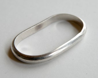 Silber Doppelring