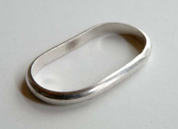 Silver Double Ring