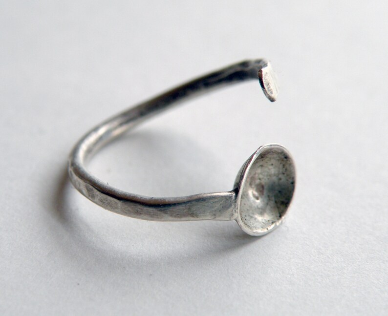Silver Spoon Ring, Handmade in Sterling - Etsy