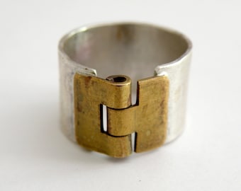 Silver Hinge Ring