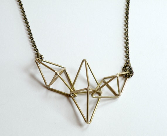 Triple Prism Necklace