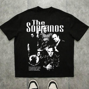 Sopranos TV Show Tee, Unisex Softstyle T-Shirt, Mafia Fan Gift, Mobster Crime Drama Shirt, Gangster Top, Classic TV Series Apparel