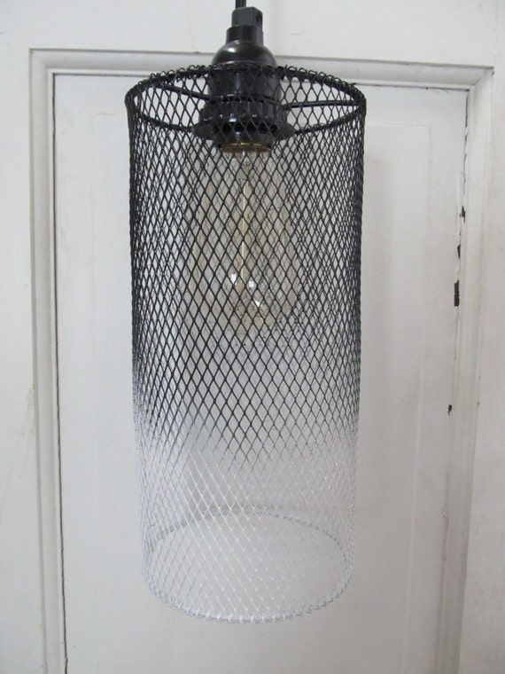 Ombre Mesh Lamp Hanging Industrial, Wire Mesh Lamp Shade Uk