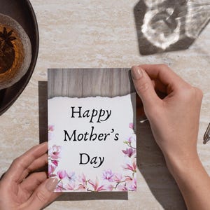 Biglietto d'auguri stampabile per la festa della mamma, download digitale, biglietto d'auguri personalizzabile, download immediato, design fai da te per biglietti stampabili per la festa della mamma