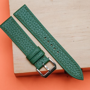 Mill Leather Watch Strap, Handmade Watch Band, Customizable Strap Sizes 24mm, 23mm, 22mm, 21mm, 20mm, 19mm, 18mm, Best Gift for Him, Friend