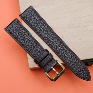 Mill Leather Watch Strap, Handmade Watch Band, Customizable Strap Sizes 24mm, 23mm, 22mm, 21mm, 20mm, 19mm, 18mm, Best Gift for Him
