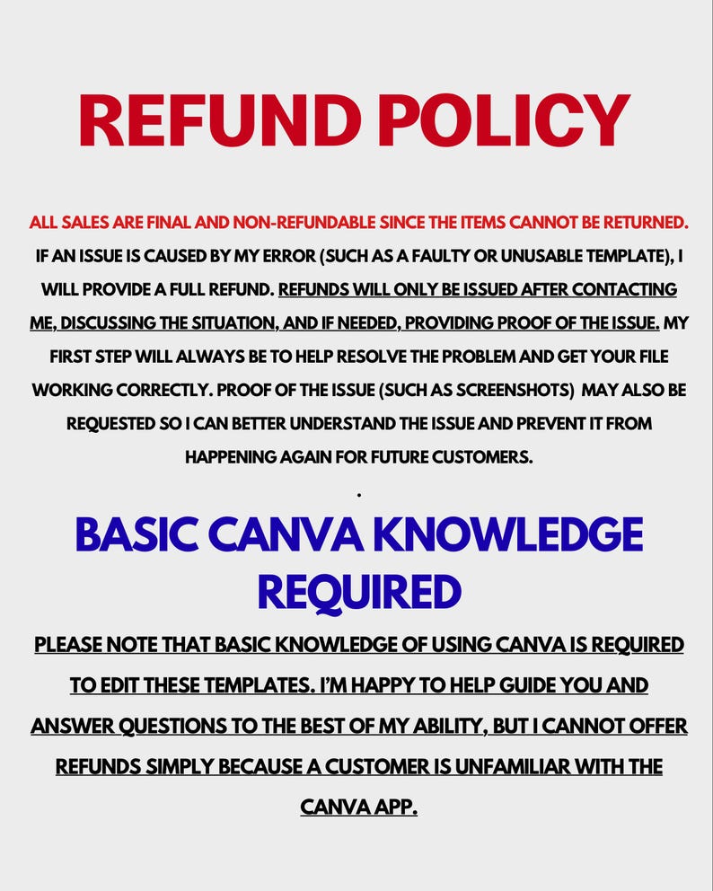 The image is a sign with a red and black color scheme.