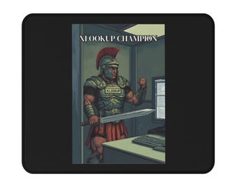 Excel Nerd Mouse Pad for Data Analysts and Excel Champions | Funny XLOOKUP Spreadsheet Desk Mat | Geeky Office Gift