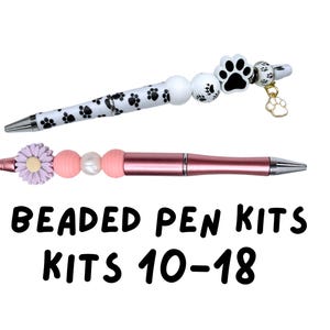DIY Pen Beading Kits, DIY Craft, Assorted Colours, Focal Beads, Beaded Pen, Student Stationery, DIY Pen Kit, Kids Crafts, Kids Gift Idea