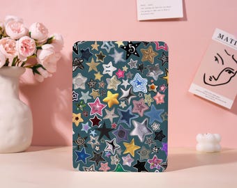 Vintage Stars Personalization Kindle 12 2024 Case,Kindle 8/10/11 Cover,Kindle Colorsoft Case,Kindle Paperwhite Case with Strap,Gift