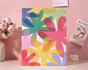 Colorful Flowers iPad Case,Case for iPad Air 2026,Pro 2025-13''/11'' iPad Pro 2024 Cover iPad Air 6/7 iPad 10th/11th Pro 11" 2022,Gift