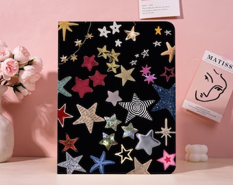 Colorful Stars iPad Cases Cover for iPad Pro 2025-13″/11'' iPad Pro 2024 Cover iPad Air 6/7 iPad 10/11th gen  Pro 11" 2022,Best Gift for Her