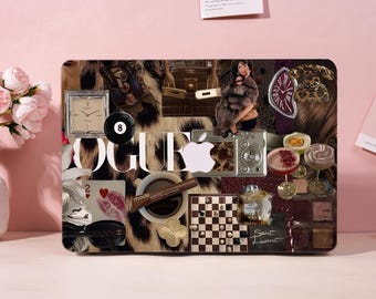 Retro Collage MacBook Case for Pro 14 A3434 M5 MacBook Air 15 13,MacBook Pro 16 14 13 inch,M4 M3 M2,Apple Laptop Protective Cover,Gift