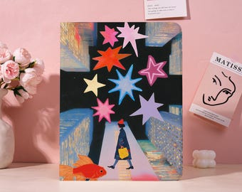 Urban Colorful Stars iPad Cases Case for iPad Pro 2025-13/11'' iPad Pro 2024 Cover iPad Air 6/7 iPad 10/11th Pro 11" 2022,Gift for Her