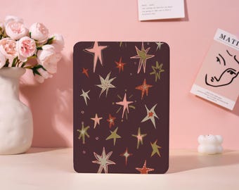 Star Graffiti Personalization Kindle 12 7 2024 Case,Kindle 8/10/11 Cover,Kindle Colorsoft Case,Kindle Paperwhite Case with Strap,Best Gift