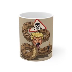 Funny Anti Trump Coffee Mug, Political Novelty Gift, Protest Statement Cup, Liberal Activist Drinkware, Resist Trump Teacup