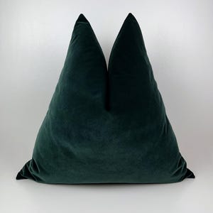 Green Luxury Velvet Pillow Cover, Green Pillow, Customized Bed Arrangement, Customized Green Euro Sham for Chamber, Green Pillows