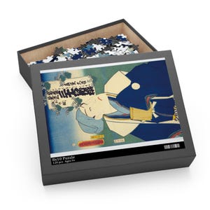 Japanese traditional beautiful Art Puzzle (120, 252, 500-Piece) | Traditional Ukiyo-e Design, Mindfulness Activity, Home Decor, Gift