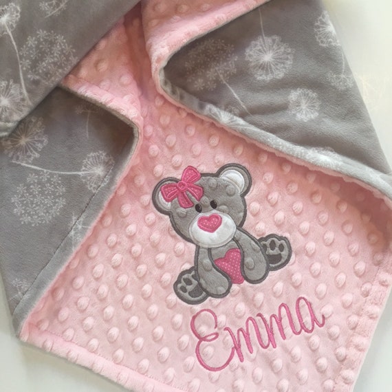 dandelion baby blanket