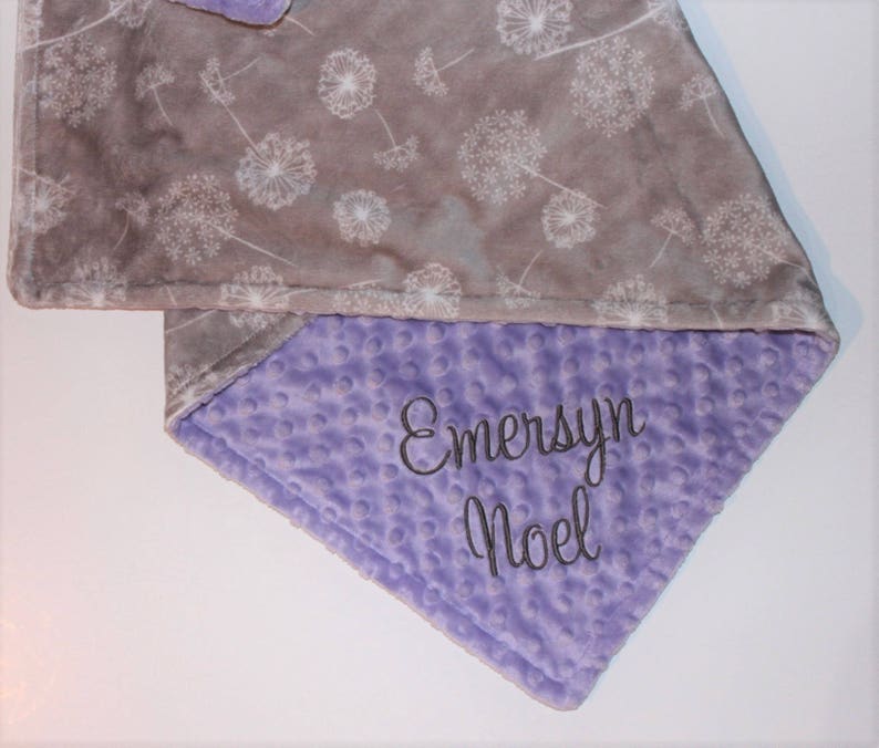 dandelion baby blanket