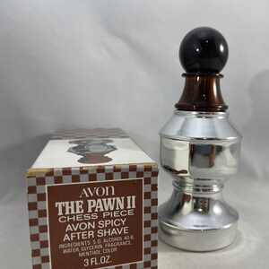 Avon The Pawn II Chess Piece Cologne Decanter