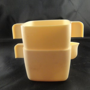 Plastic Creamer and Sugar Stackable Federal Tool Co image 2