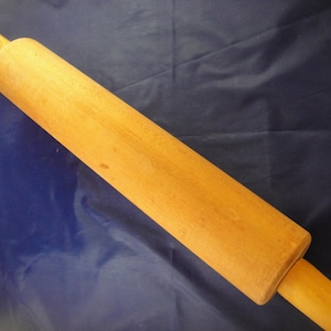 Rolling Pin  Wooden with Metal Rod