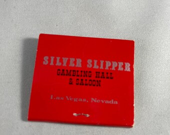 Silver Slipper Gambling Hall and Saloon Las Vegas Matchbook