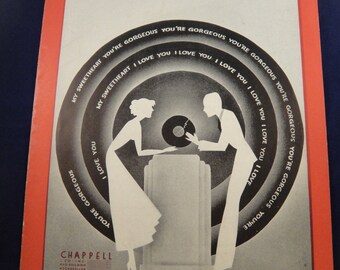 The Broken Record Sheet Music 1935