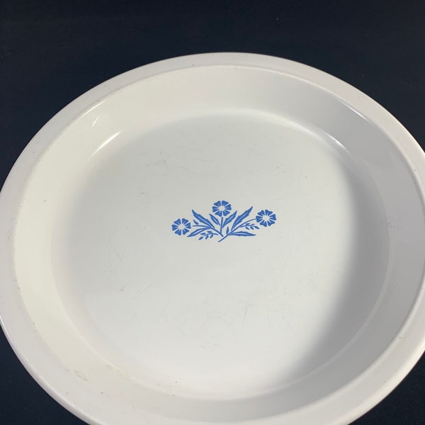 Cornflower Blue Corning Ware Pie Serving Dish