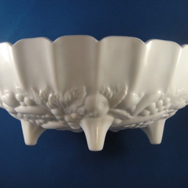 Milk Glass Fruit Etsy