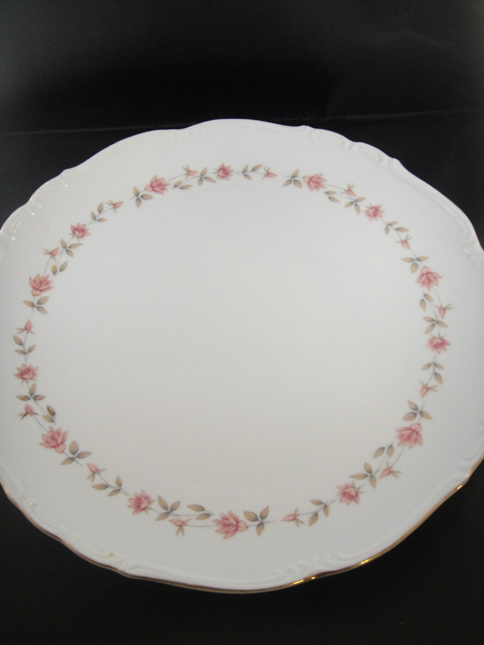 Eternal Rose Fina China of Japan Round Serving Platter Etsy