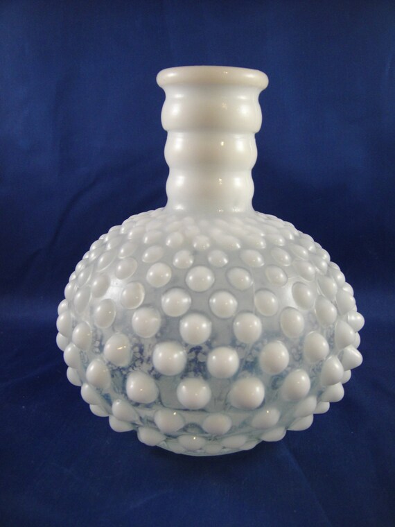 Hobnail Perfume Bottle Bud Vase Milk Hobnail perfume bottle | Etsy