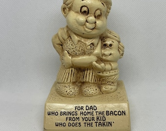 For Dad Who Brings Home The Bacon Figurine Paula 1972