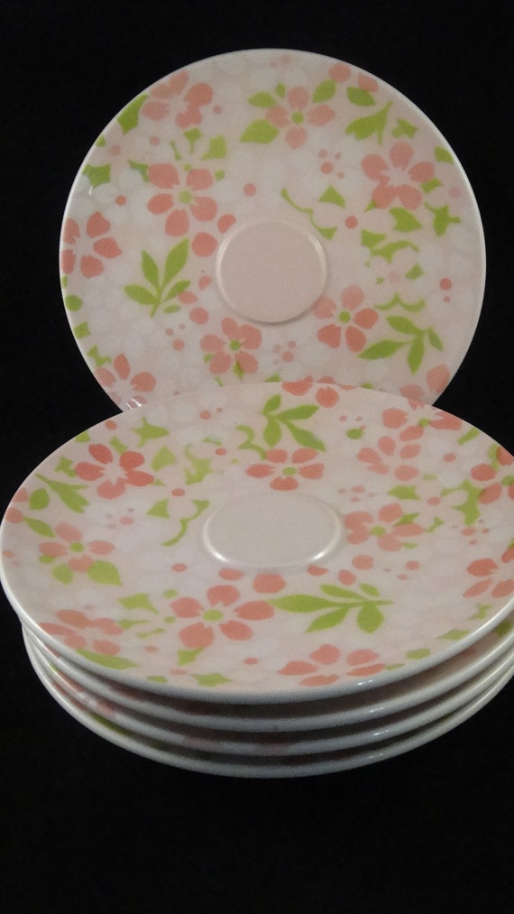 Mikasa International Country Fashions Pink Garden Pattern 5 Etsy